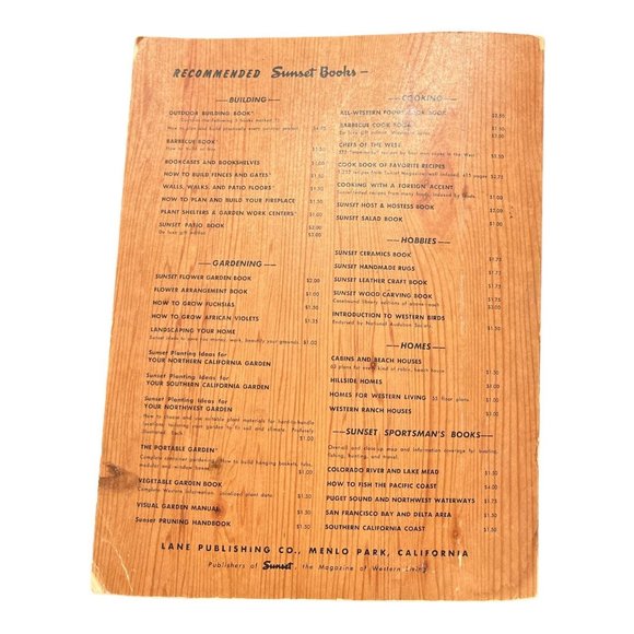 Vintage 1950s Sunset Barbecue Cook Book 251 Tested Recipes 37 Souces and Marinad - Picture 9 of 9